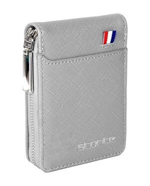 9 Slot Vertical Credit Debit Card Holder Money Wallet
